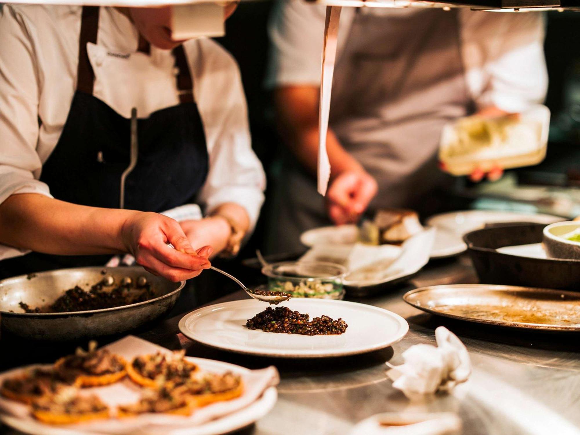 The Playford Adelaide - Mgallery Exteriér fotografie A chef plating a dish